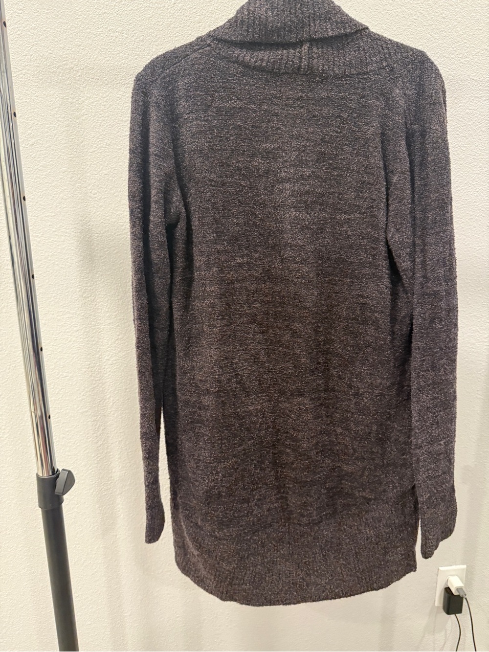 Barefoot Dreams CozyChic Lite Circle Cardigan Sweater Women's Size XS/S Carbon - Picture 9 of 9